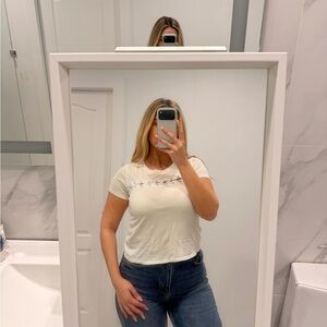 Garage Cream Short Sleeve Tee